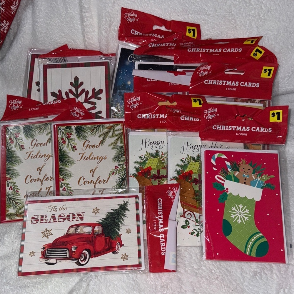 Assorted Christmas Cards Set